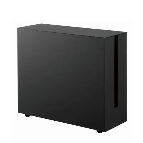 Yamazaki Kabelbox met zwenkwielen - Tower- Zwart